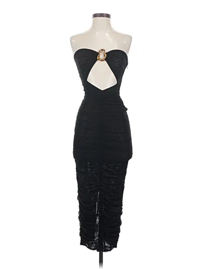 Pre-owned Oh Polly Cocktail Dress In Black