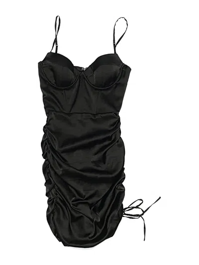 Pre-owned Oh Polly Cocktail Dress In Black