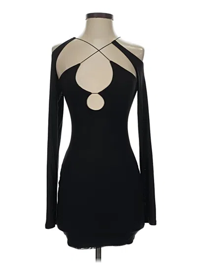 Pre-owned Oh Polly Cocktail Dress In Black