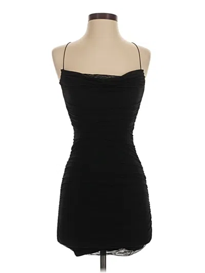 Pre-owned Oh Polly Cocktail Dress In Black