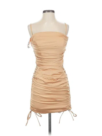 Oh Polly Cocktail Dress In Brown