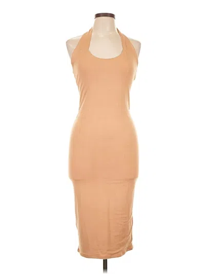 Pre-owned Oh Polly Cocktail Dress In Brown