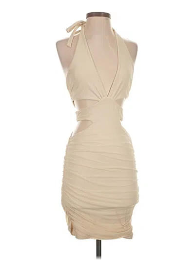 Pre-owned Oh Polly Cocktail Dress In Brown