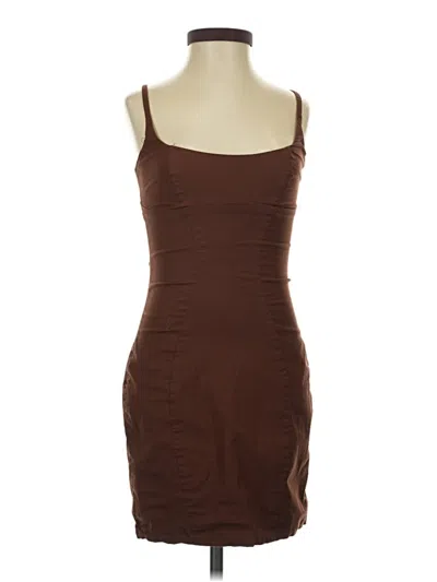 Pre-owned Oh Polly Cocktail Dress In Brown