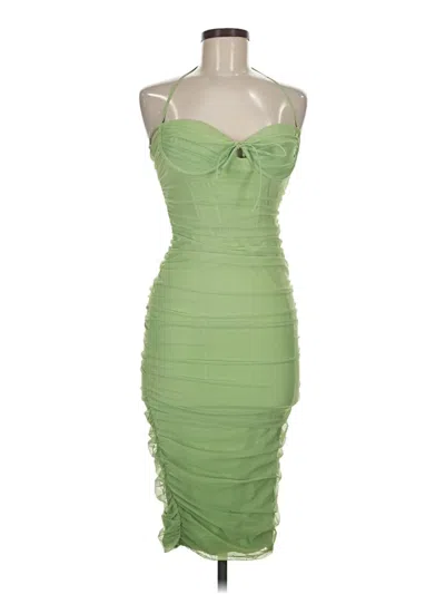 Pre-owned Oh Polly Cocktail Dress In Green