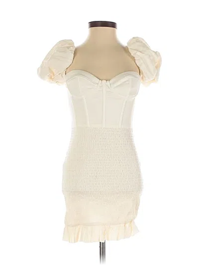 Pre-owned Oh Polly Cocktail Dress In Ivory