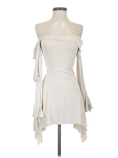Pre-owned Oh Polly Cocktail Dress In Ivory