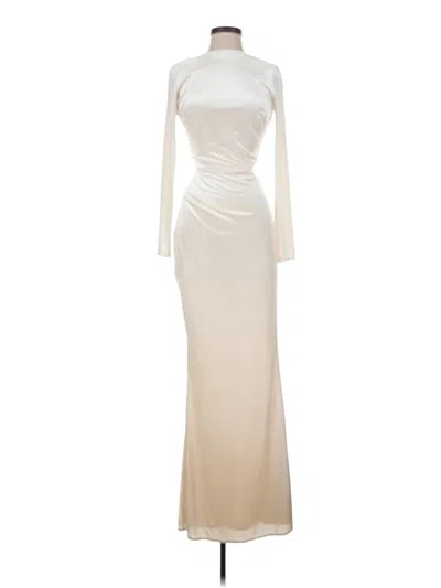 Pre-owned Oh Polly Cocktail Dress In Ivory