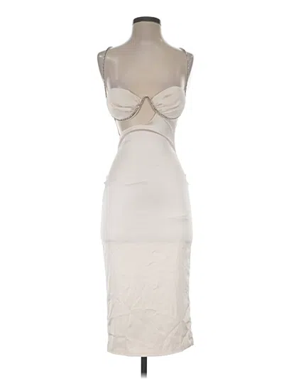 Pre-owned Oh Polly Cocktail Dress In Ivory
