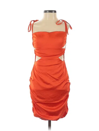 Pre-owned Oh Polly Cocktail Dress In Orange