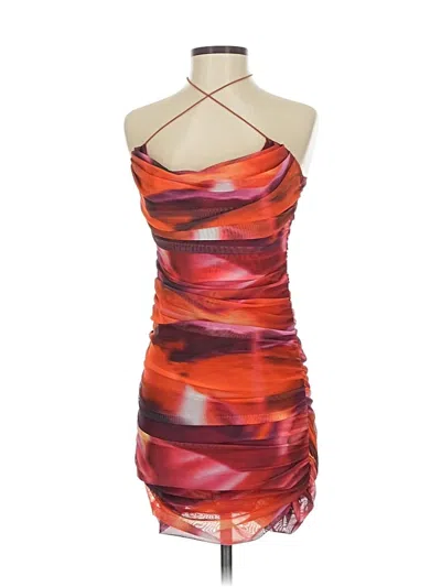 Pre-owned Oh Polly Cocktail Dress In Orange