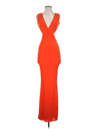 Pre-owned Oh Polly Cocktail Dress In Orange