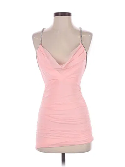 Oh Polly Cocktail Dress In Pink
