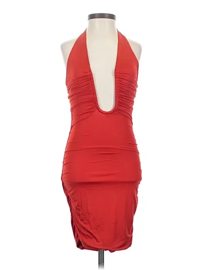 Pre-owned Oh Polly Cocktail Dress In Red