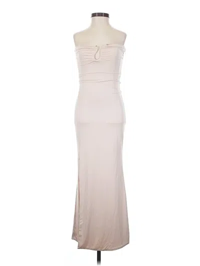 Pre-owned Oh Polly Cocktail Dress In Tan