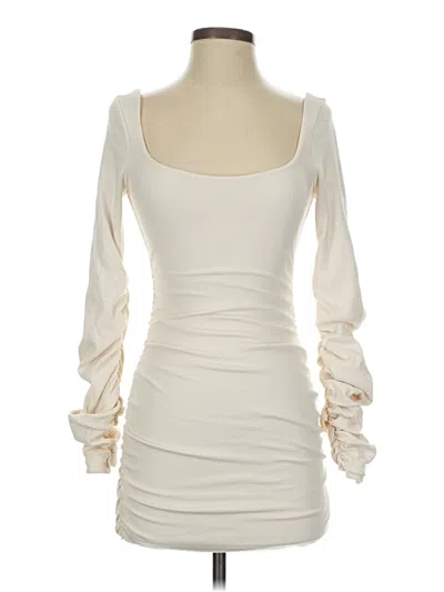 Pre-owned Oh Polly Cocktail Dress In White