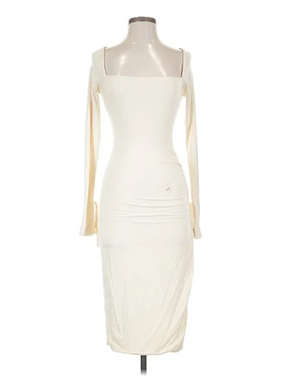 Pre-owned Oh Polly Cocktail Dress In White