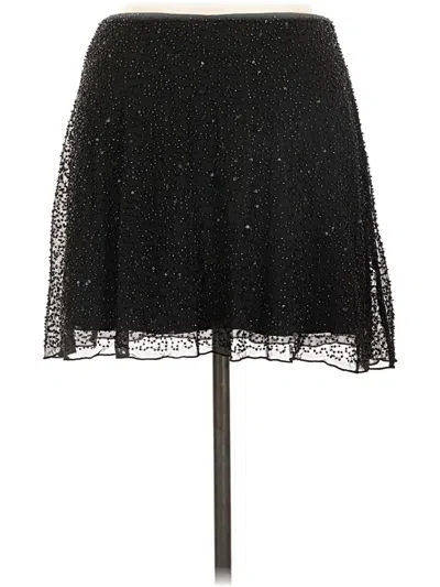 Pre-owned Oh Polly Formal Skirt In Black
