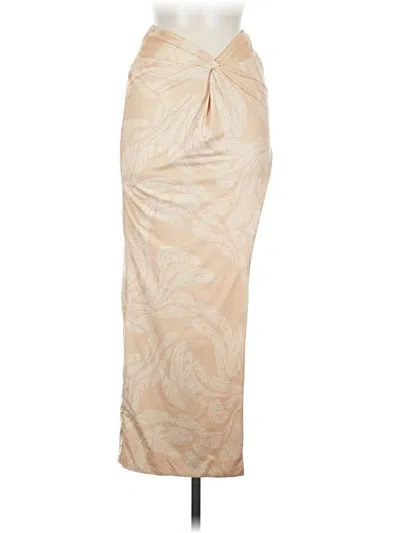 Pre-owned Oh Polly Formal Skirt In Brown