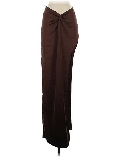 Pre-owned Oh Polly Formal Skirt In Brown
