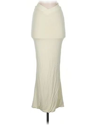 Pre-owned Oh Polly Formal Skirt In White