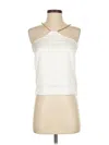 Oh Polly Halter Top Ivory Halter Neckline Tops In White