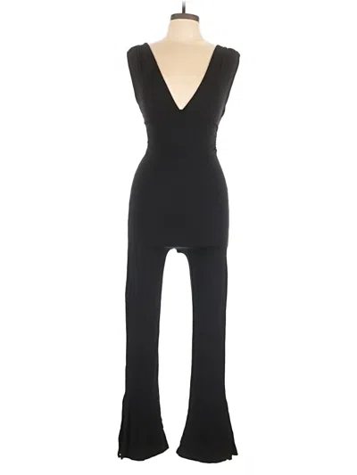 Pre-owned Oh Polly Jumpsuit In Black
