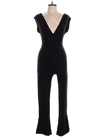 Pre-owned Oh Polly Jumpsuit In Black