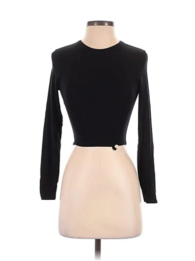 Pre-owned Oh Polly Long Sleeve T-shirt In Black