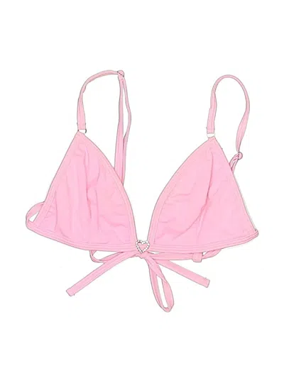 Pre-owned Oh Polly Swimsuit Top Pink Swimwear