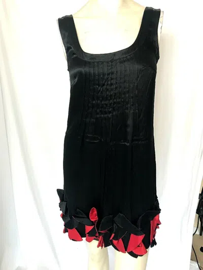 Pre-owned Ohara Womens Black/red Dress