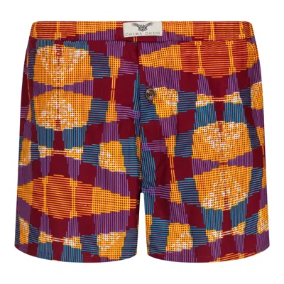 Ohema Ohene Men's Kente Boxer Shorts In Multi