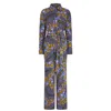 Ohema Ohene Women's Pink / Purple Angie African Print Jumpsuit In Pink/purple