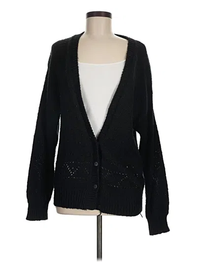 Pre-owned Ohi Cardigan Sweater In Black