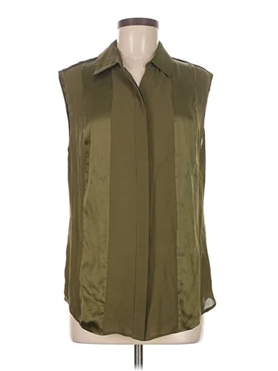 Pre-owned Ohne Titel Sleeveless Button Down Shirt In Green