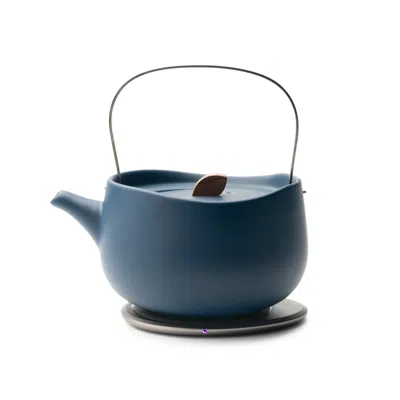 Ohom Blue Leiph Self-heating Teapot Set - Deep Navy