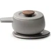 Ohom Fondi Self-heating Fondue Set In Gray