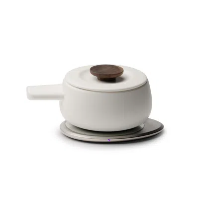 Ohom Fondi Self-heating Fondue Set - Jasmine White
