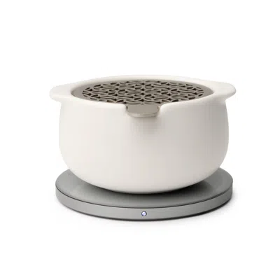 Ohom Jun Self Heating Diffuser Set - Jasmine White