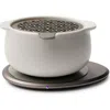 Ohom Jun Self-heating Diffuser Set In Jasmine White