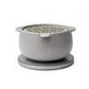 Ohom Jun Self Heating Diffuser Set - Soft Grey In Grey