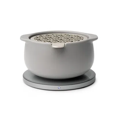 Ohom Jun Self Heating Diffuser Set - Soft Grey