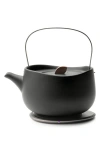Ohom Leiph Self-heating Teapot Set In Inkstone Black