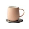 Ohom Red Ui Ceramic Self-heating Mug - Rosy Apricot In Brown