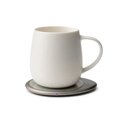 Ohom Ui Ceramic Self-heating Mug - Jasmine White