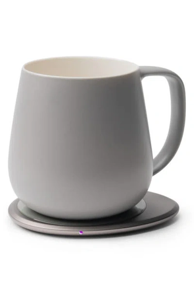 Ohom Ui+ Mug & Warmer Set In Soft Gray