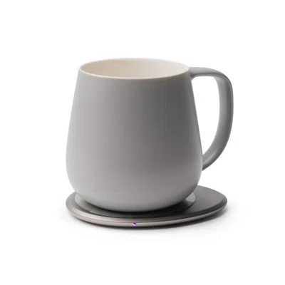 Ohom Ui Plus - Self Heating Mug Set - Soft Grey In Grey