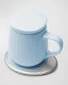Ohom Ui Self-heating Ceramic Mug In Sky Blue