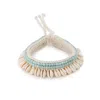 Ohsun Women's Bene Cowrie Shell & Bead Macrame Choker - Blue