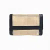 Ohsun Women's Blake Mesh Rattan & Leather Clutch - Black In Black